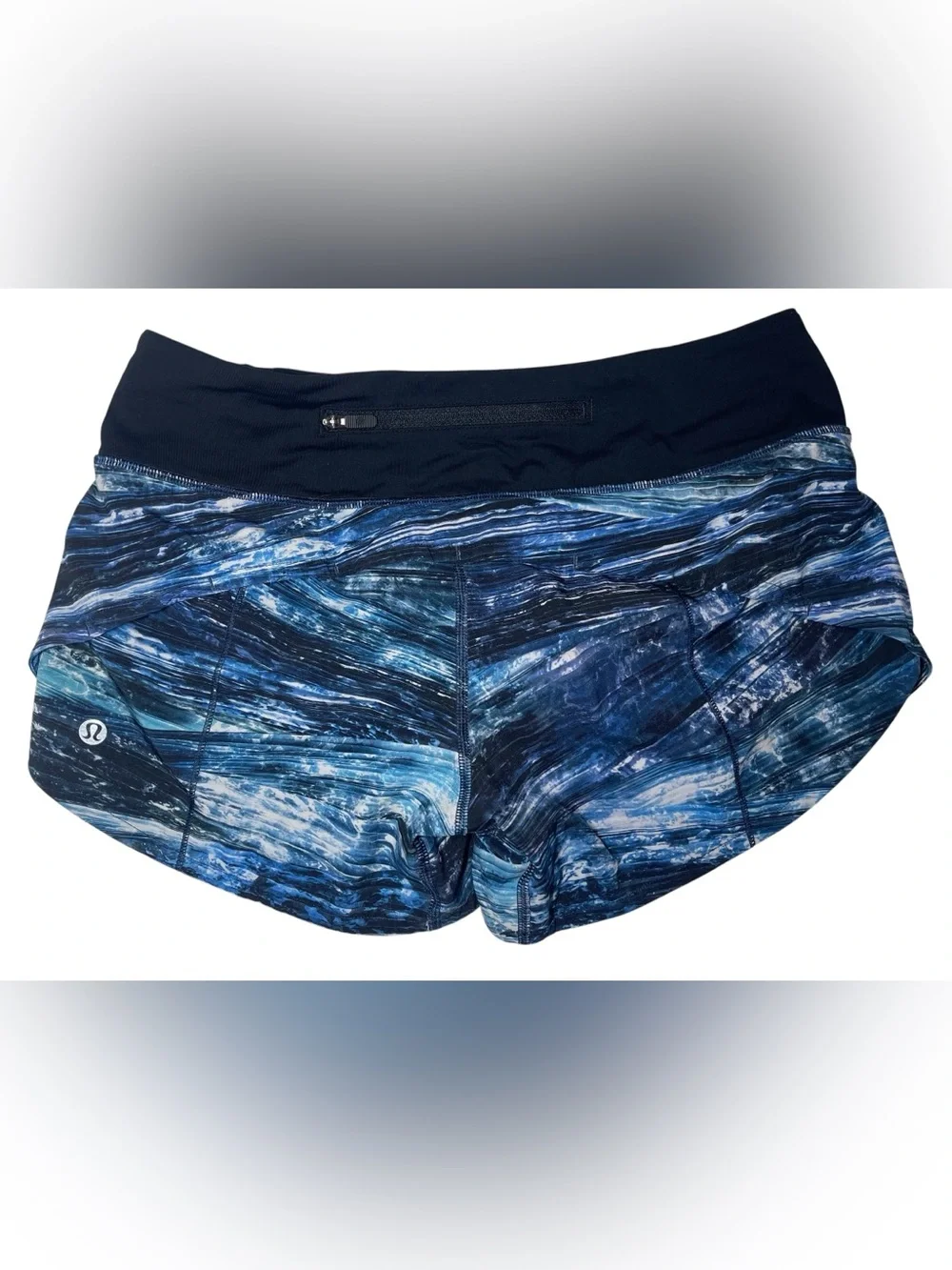 Lululemon Speed Up Shorts Size 4 Lined 2.5 BLUEWATER - Picture 4 of 9